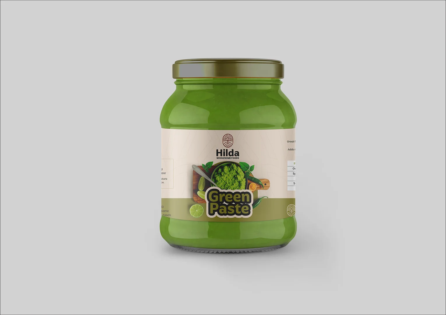 Hilda’s Wholesome Foods 5 - Stracct Marketing Solutions GREEN PASTE